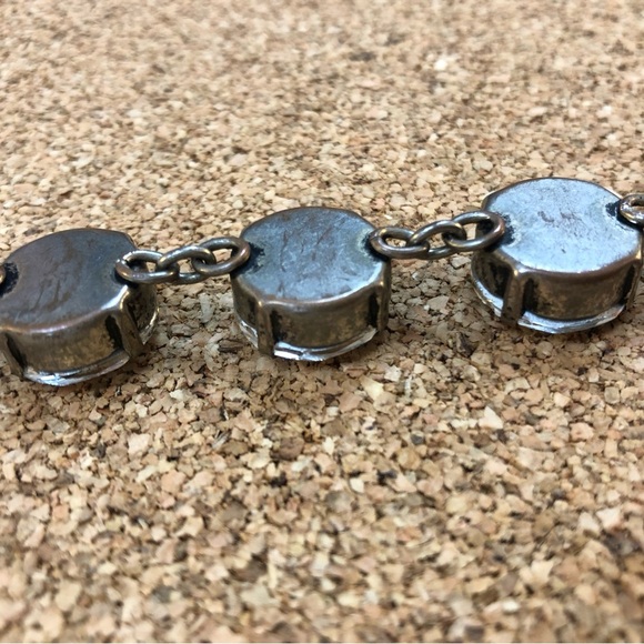 Vintage Antique Inspired Crystal Wedding Bracelet - Picture 5 of 8